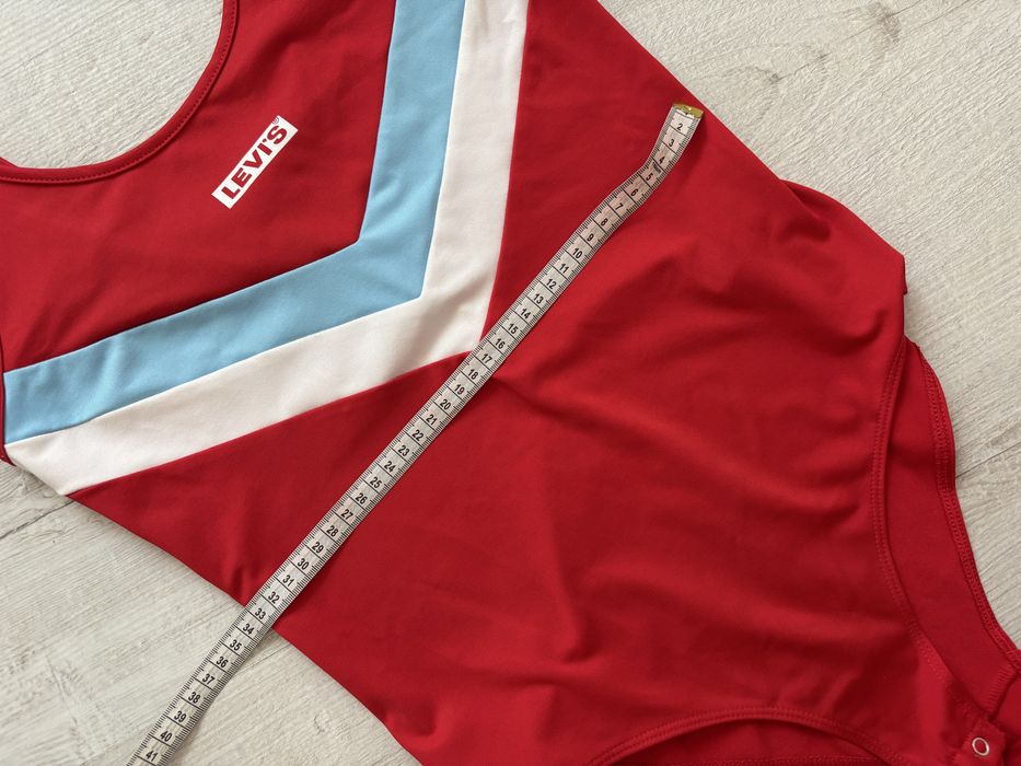 Боді Levis чорний та червоний