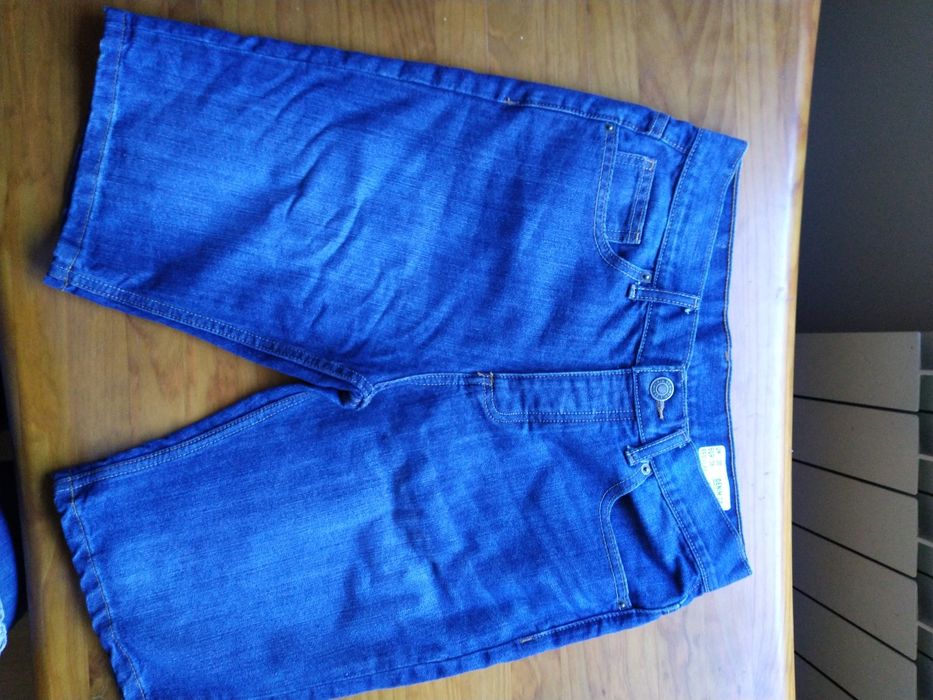 Calções ganga homem