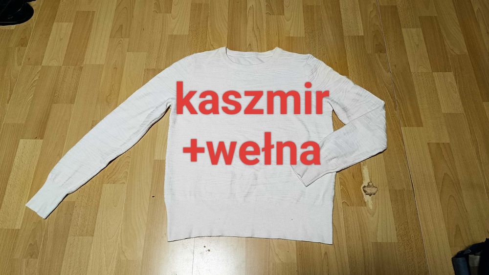 Damski sweter BARISAL r.M kaszmir+wełna stan bardzo dobry