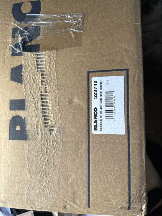 Nowy zlewozmywak BLANCO Subline 500-U  Ceramika Czarny PuraPlus®