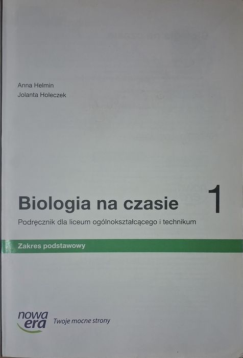 Biologia na czasie 1