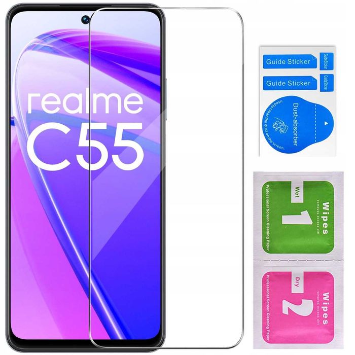 3x Szkło Hartowane do Realme C55