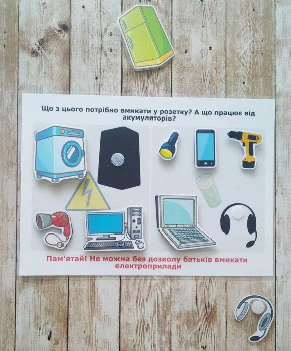 Лепбук на липучках Безпека