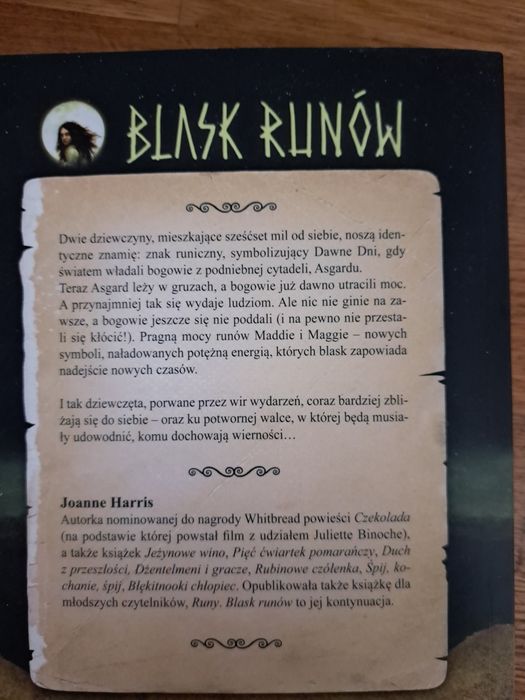 "Blask runów" Joanne Harris