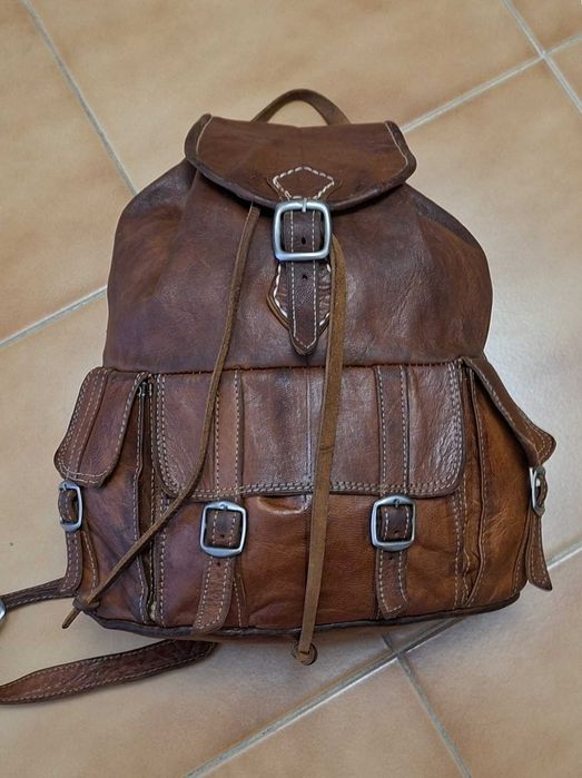 Mochila em pele/couro de qualidade, para CAÇA ou outras atividades