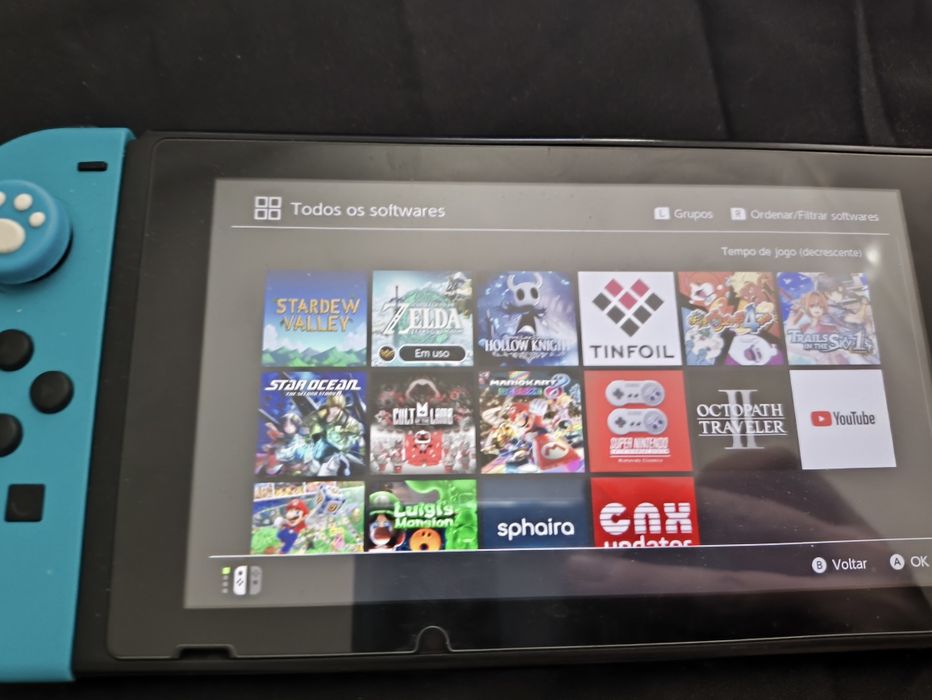 Nintendo Switch V2 DESBLOQUEADO + Pro Controller + Case