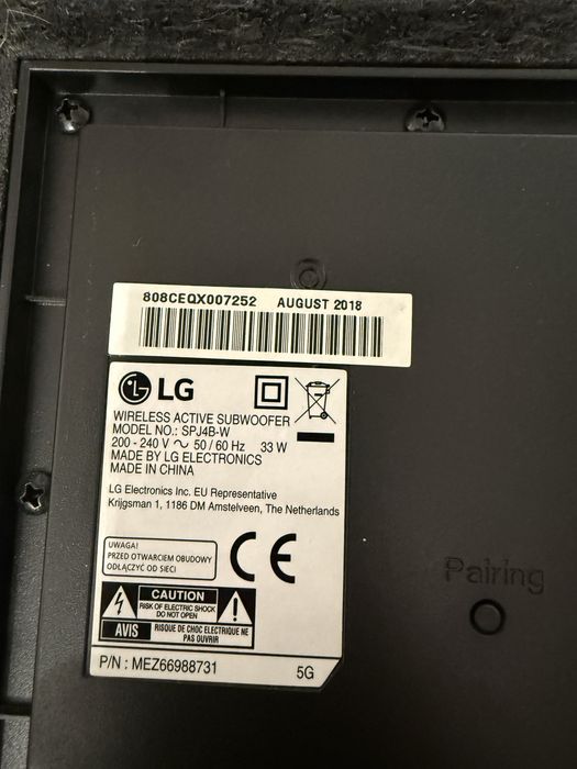 Soundbar LG  sprawne
