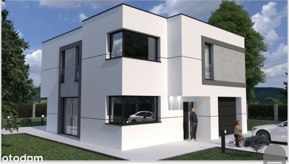 Nowoczesny Dom 178 m²  – ŁOCHÓW  60 km od Warszawy
