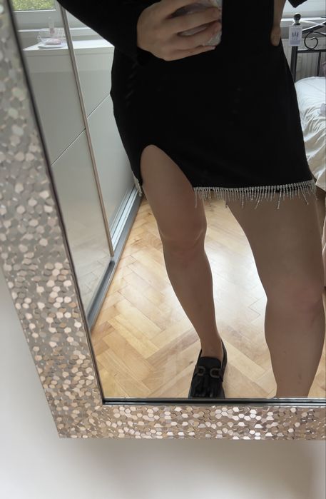 Sukienka zara z kryształkami