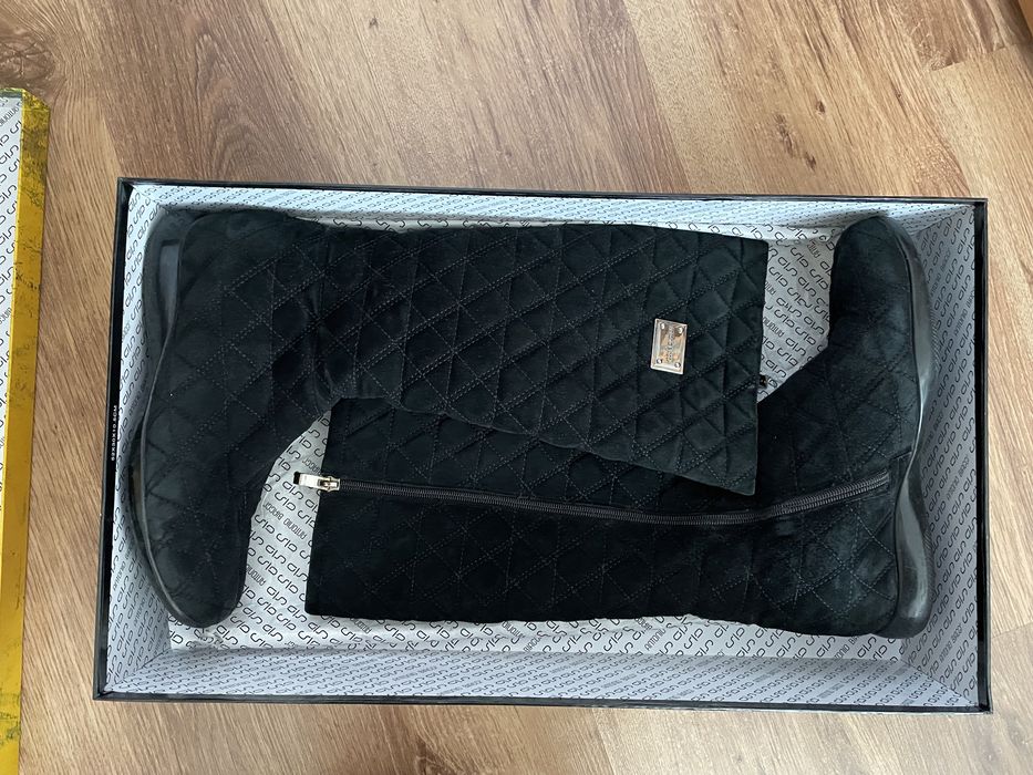 Сапоги женские Antonio Biaggi,евро зима,замш,размер 41,б/у