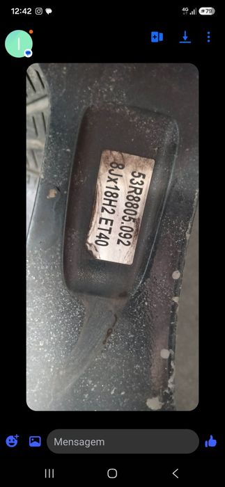 Jantes r18 furação 5 x 115 com pneus