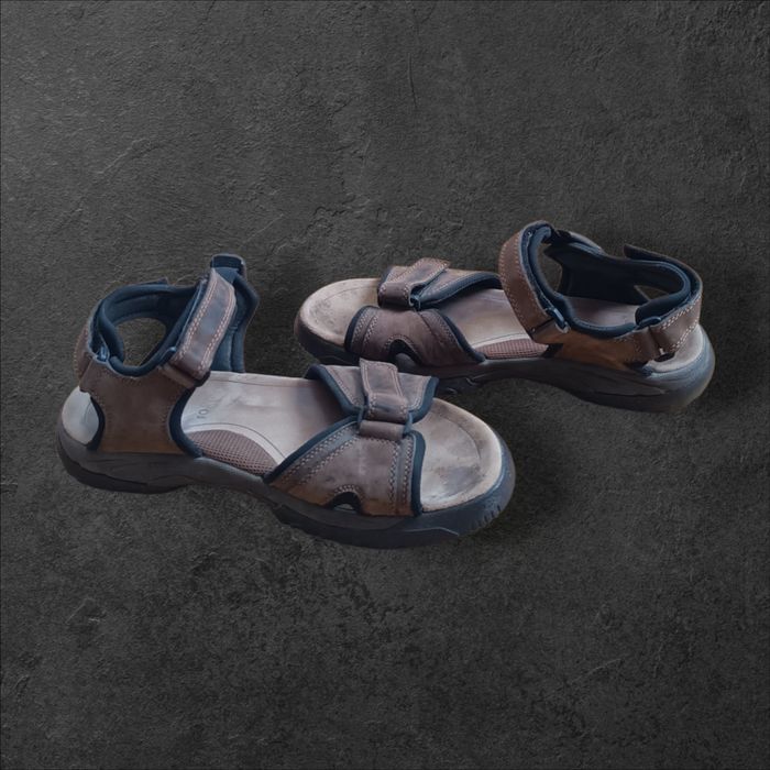 Sandały Clarks Skórzane Trekking Turystyka Wygodne r. 45