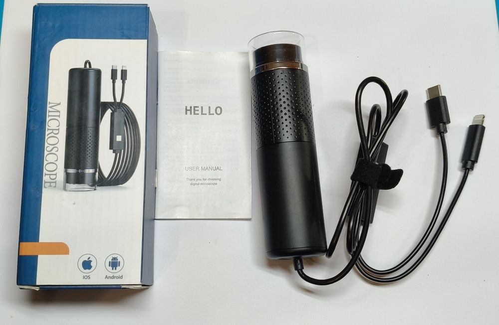 Цифровий мініатюрний мікроскоп 1600x