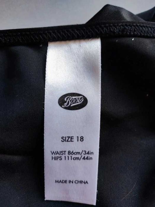 czarne Takini z majtkami r 46 plus size