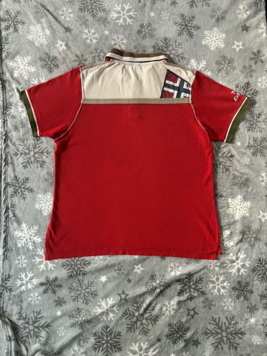 Czerwone polo napapijri