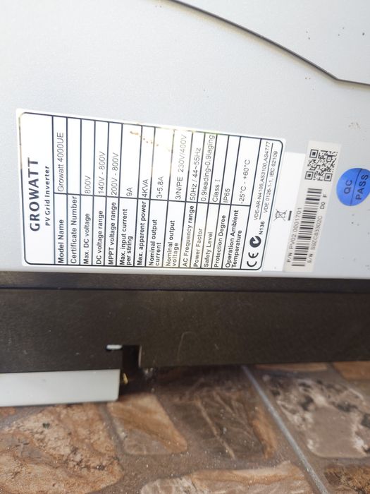 Falownik Growatt 4000UE
