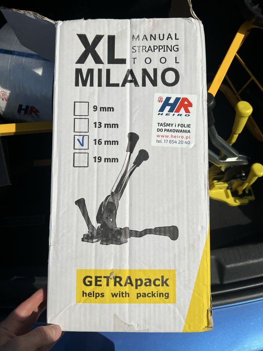 Zestaw do spinania taśm XL MILANO 16 mm – NOWY