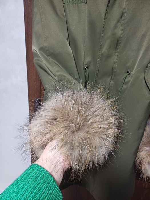 Парка з натуральним хутром