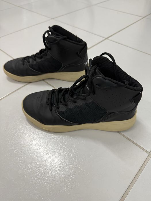 Botas de basquetebol de criança, nível principiante, tamanho 36, pretos, marca Tarmak