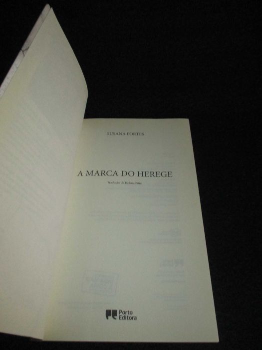 Livro A Marca do Herege Susana Fortes 1ª edição 2013