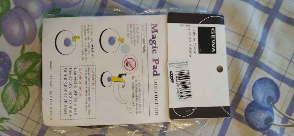 Almofada violino criança pequena Gewa