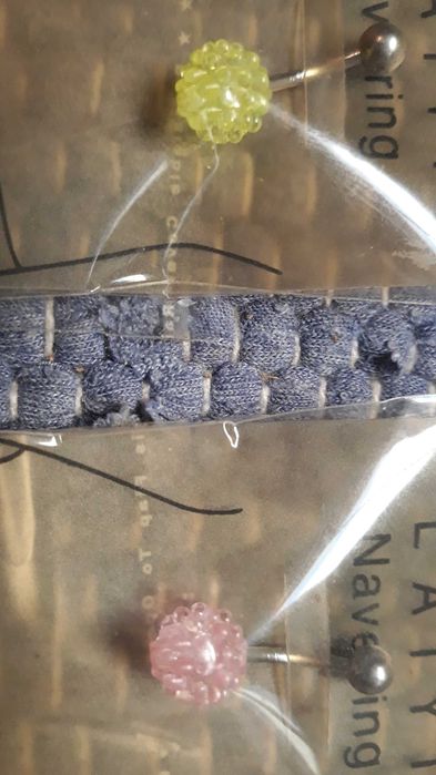 Piercings em aço cirúrgico - novos - portes incluidos