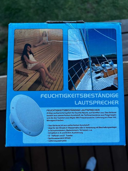 Głośniki wodoodporne nowe komplety Skytronic 125.032