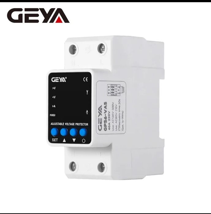 Реле напруги Geya 220В./2P./80A.