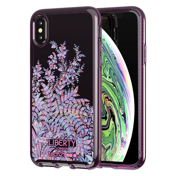 Красивый фирменный Чехол tech21 Liberty London iPhone X / XS Max XR