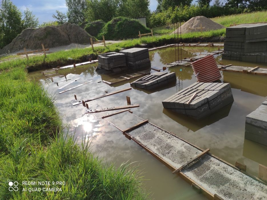 Drenaż Ławy fundamentowej i fundamentów