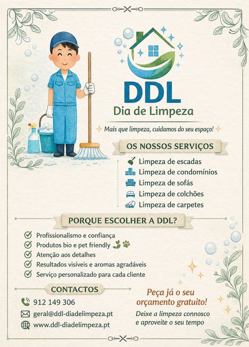 Limpeza de Aribnb e tecidos