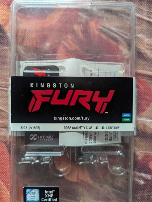 16 GB DDR5 6400  Kingston Fury SO-Dimm 1 планка