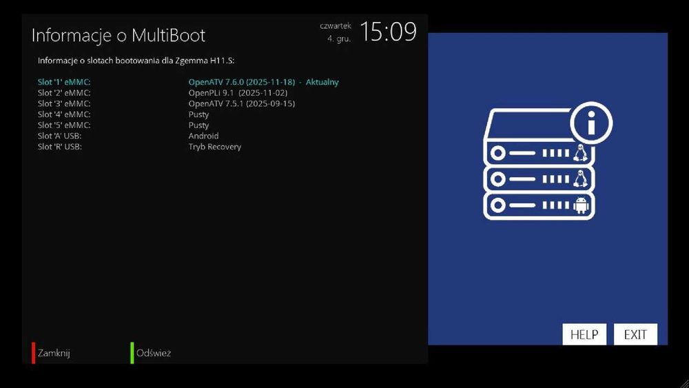 Zgemma H11S 4K (Multiboot; 16GB Flash)