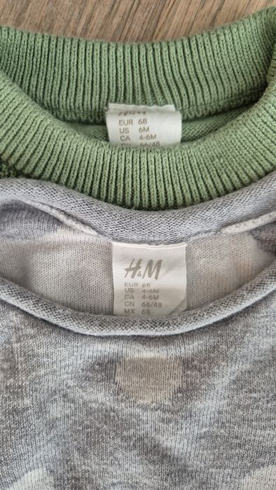2 sweterki H&M rozm. 68