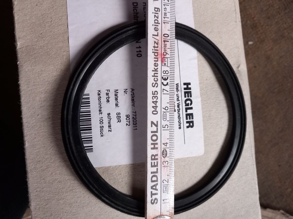 Uszczelki do rur kanalizacyjnych karbowanych 110