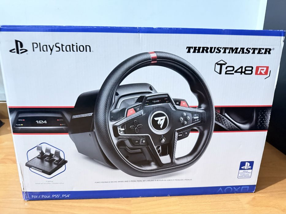 Volante e pedais PS4 e 5 e PC