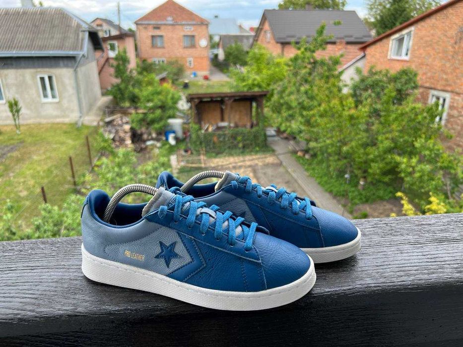 Шкіряні Кеди Converse Pro Leather Low Blue