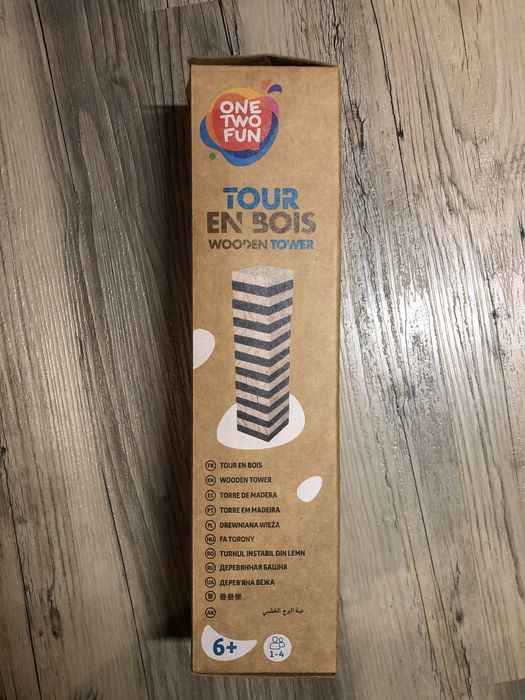 Drewniana wieża Jenga