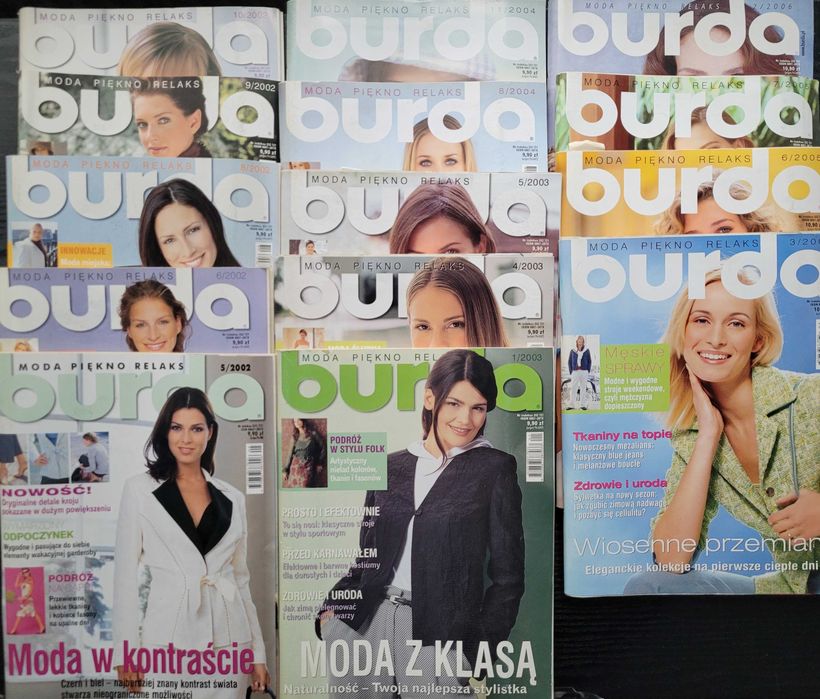 Czasopisma BURDA od 2002