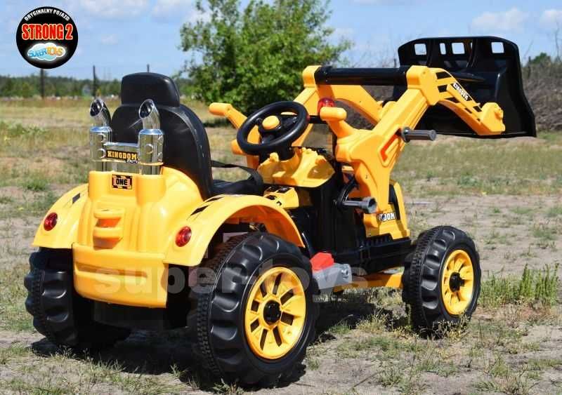 BAWIBUS.PL traktor na akumulator KOPARKA Z ŁYŻKĄ autko auto traktorek