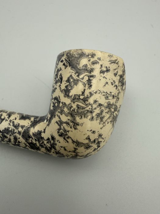 Fajka Gasparini - produkcja Włoska, lata 70-90, kształt Bent, marmur