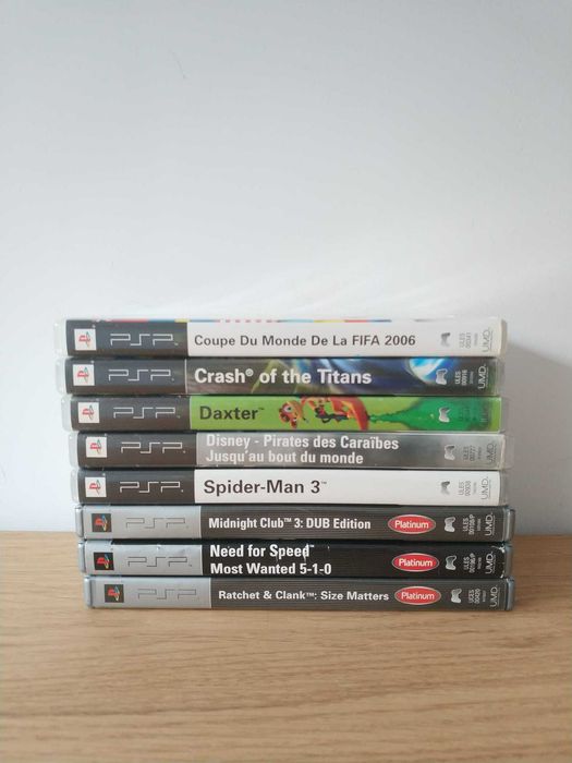 Lote de 3 Jogos de consola portátil PSP- Entrega grátis