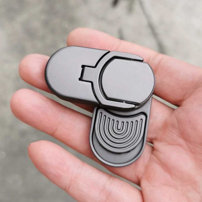 EDC Фіджет іграшка 4в1 слайдер-монетка магнітний Fidget Toy антістрес клацалка (сірий)