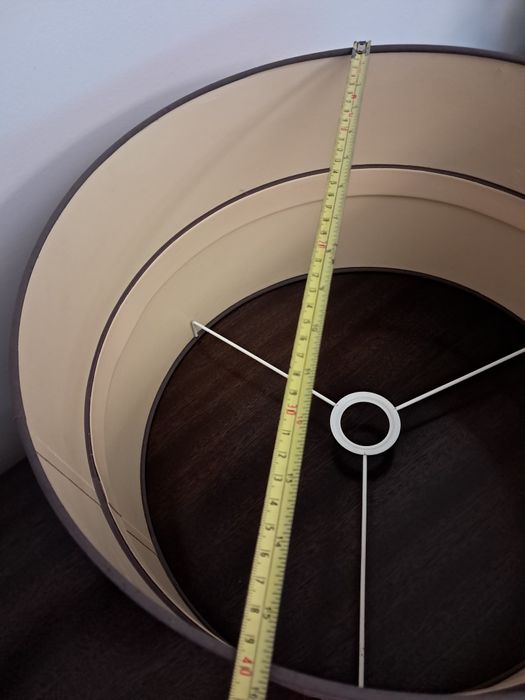 Abajour de candeeiro em tecido