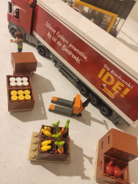 Klocki market i tir Biedronka, EleFun