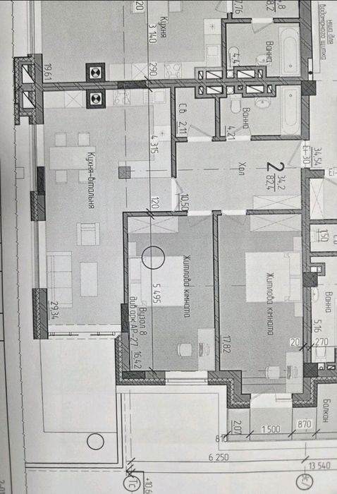 2-кімнатна квартира за адресою вул. Капеланська (площа 82 м²) - Atlanta.ua - фото 16