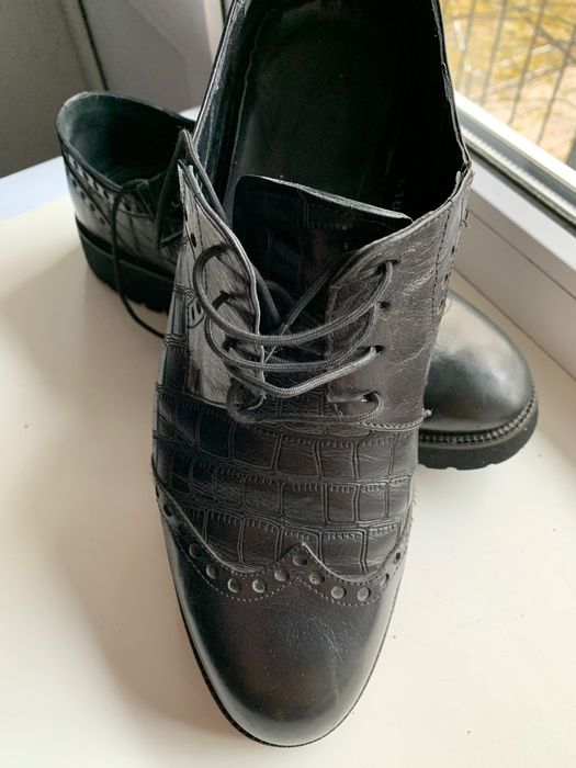 Туфли кожа Италия