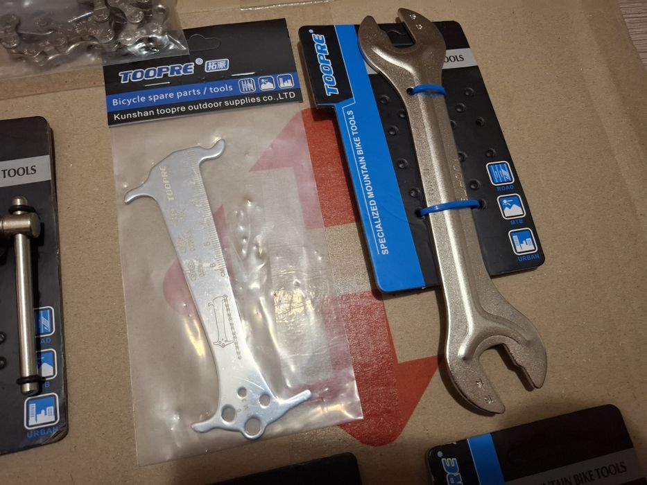 ВЕЛОсипедный инструмент; ключи; сьёмники; выжимка цепи Toopre.