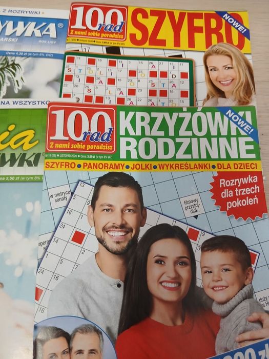 Krzyżówki 6 sztuk