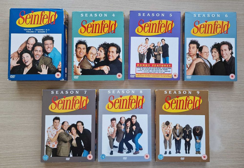 DVD Seinfeld (Kroniki Seinfelda), sezony 1-9